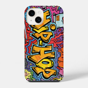 Cool Hip Hop Graffiti iPhone 14 Case-Mate Case