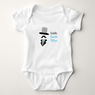 Cool Hipster Moustache Gentleman Baby Boy Baby Bodysuit