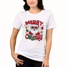 Cool Hipster Santa Claus Sunglasses Retro Face	