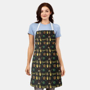 Cool Historical Symbols Pattern Apron