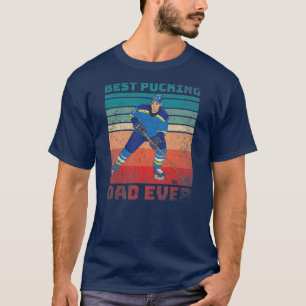 Cool Hockey Dad Gifts Funny Best Pucking Dad Ever T-Shirt