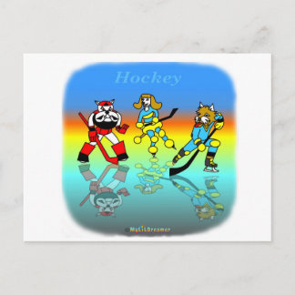 Cool hockey gifts for kids postcard