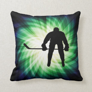 Cool Hockey Player Cushion