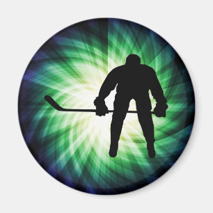 Cool Hockey Player Magnet