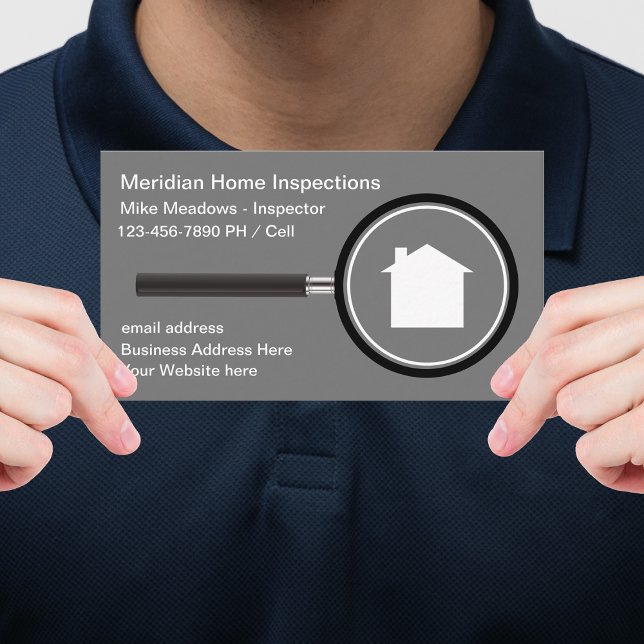 Cool Home Inspector Business Cards (Creator Uploaded)