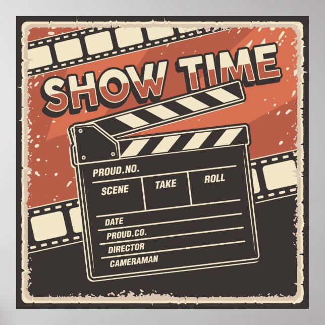 cool home theatre word art poster (Front)