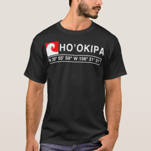 COOL HOOKIPA SURF T WITH GPS COORDINATES  T-Shirt