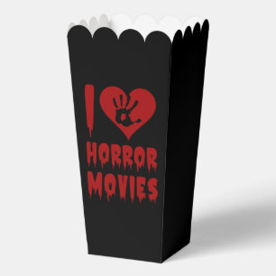 Cool horror movies word art  favour box
