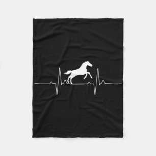 Cool Horse Design For Men Women Equestrian Horseba Fleece Blanket