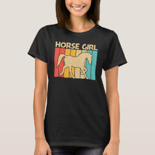 Cool Horse For Girls Kids Equestrian Horseback Rid T-Shirt
