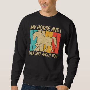 Cool Horse For Men Women Equestrian Horseback Ridi Sweatshirt