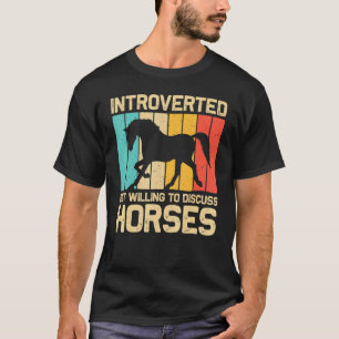 Cool Horse For Men Women Horse Riding Racing Horse T-Shirt