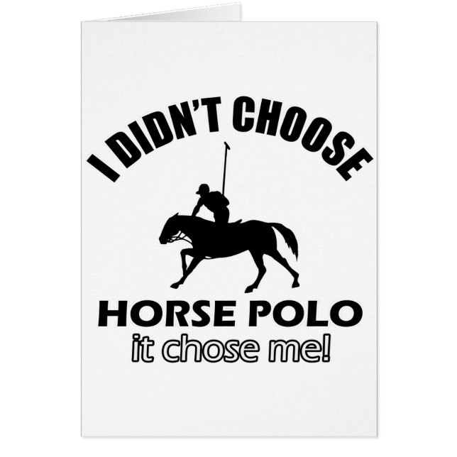 Cool Horse Polo designs (Front)