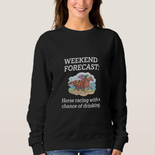 Cool Horse Racing Design For Men Women Derby Horse Sweatshirt