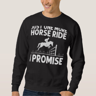 Cool Horse Riding For Men Women Horseback Equestri Sweatshirt
