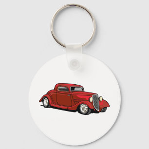 Cool Hot Rod Key Ring