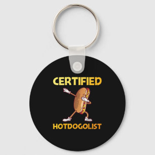 Cool Hotdog Outfit For Men Women Adult Hotdog Hot Key Ring