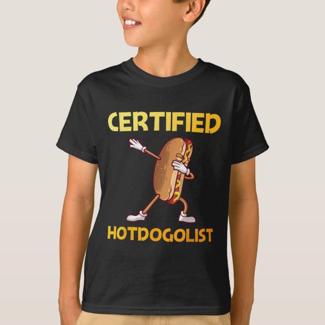 Cool Hotdog Outfit For Men Women Adult Hotdog Hot  T-Shirt (Front)