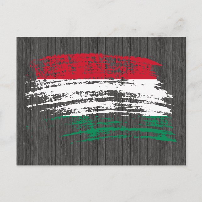 Cool Hungarian flag design Postcard (Front)