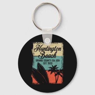 Cool Huntington Beach Surfing Competitions Men Wom Key Ring