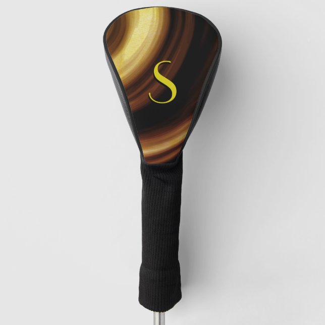 Cool Hypnotic Swirl Golf Head Cover (Front)