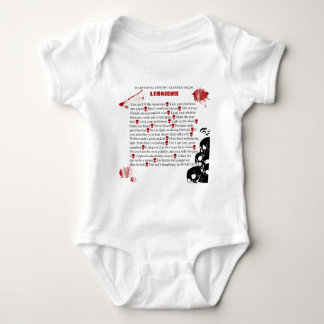 Cool I learned everything I know From leonidas Baby Bodysuit