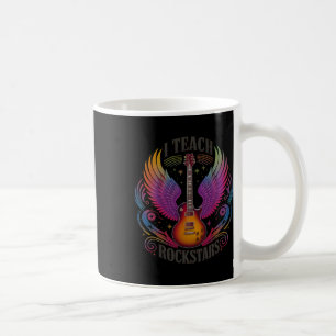 Cool I Teach Rock Stars Teacher Choir Squad Music  Coffee Mug