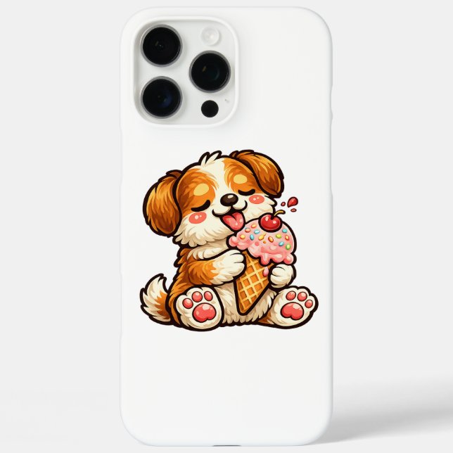 Cool Ice Cream Dog Case-Mate iPhone Case (Back)