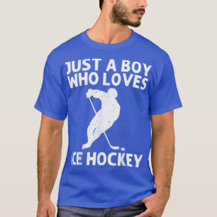 Cool Ice Hockey Art For Boys Kids Goalie Hockey Lo T-Shirt