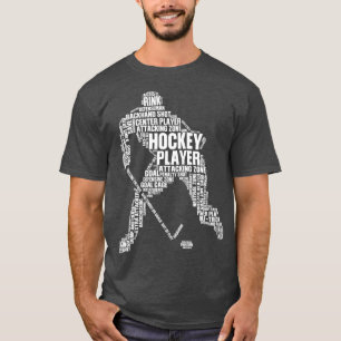 Cool Ice Hockey Art For Men Women Boy Girl Ice Hoc T-Shirt