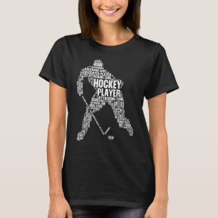 Cool Ice. Hockey Art For Men Women Boys Girl T-Shirt