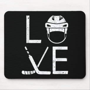 Cool Ice Hockey Art For Men Women Goalie Coach Fie Mouse Pad