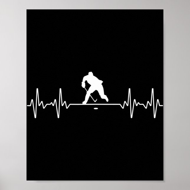 Cool Ice Hockey Art For Men Women Hockey Player &  Poster (Front)