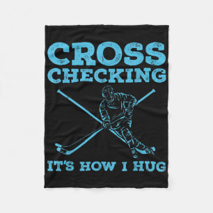 Cool Ice Hockey Art Men Women Field Hockey Lover C Fleece Blanket