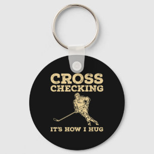 Cool Ice Hockey Art Men Women Field Hockey Lover C Key Ring