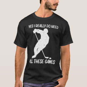 Cool Ice Hockey For Men Women Goalie Hockey Playe T-Shirt
