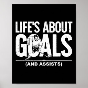 Cool Ice Hockey For Men Women Hockey Lover Goalie Poster