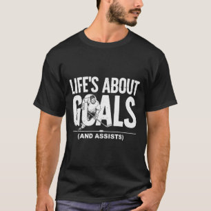 Cool Ice Hockey For Men Women Hockey Lover Goalie T-Shirt