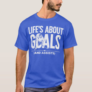 Cool Ice Hockey for Men Women Hockey Lover Goalie T-Shirt