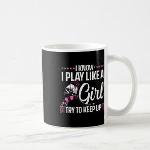 Cool Ice Hockey For Women Girls Hockey Lover Team Coffee Mug