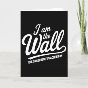 Cool Ice Hockey Goalie Confidence Quote Card
