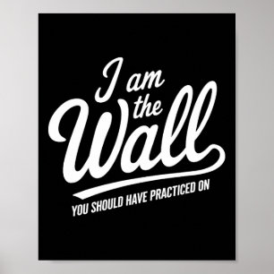 Cool Ice Hockey Goalie Confidence Quote Poster