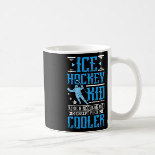 Cool Ice Hockey Kid Coffee Mug