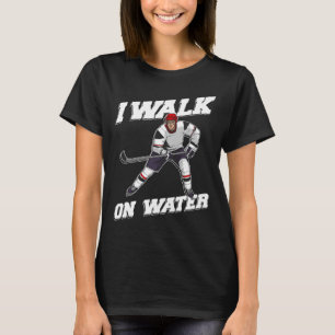 Cool Ice Hockey Player Art For Men Women Ice Hocke T-Shirt