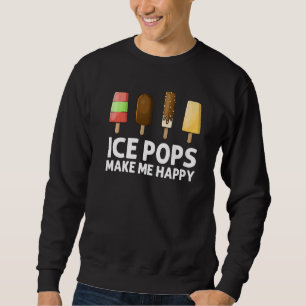 Cool Ice Pop For Men Women Ice Cream Stick Frozen Sweatshirt