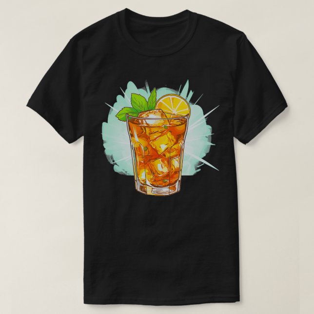 Cool Ice Tea with Lemonade  T-Shirt (Design Front)