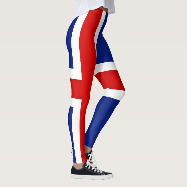 Cool Iceland Flag Fashion Leggings (Right)