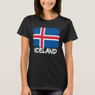 Cool Iceland Flag T-Shirt