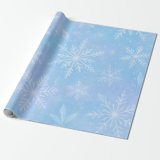 cool icy frozen wrapping paper