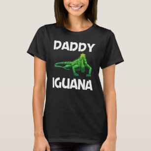 Cool Iguana For Men Dad Lizard Reptile Herpetolo T-Shirt